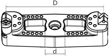 Disco de alto brilho Shell Milling Cutter do cortador de trituração da cara da borda do tipo dois da ponte do SE