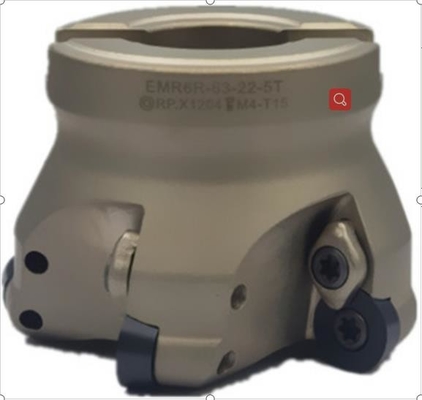Cabeça de cortador Shell Milling Cutter da trituração do nariz do círculo de EMR6R