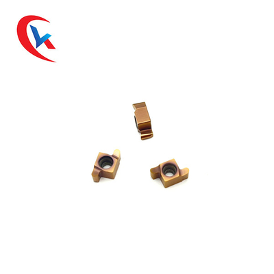 Revestimento PVD 8GR-R 10 pastilhas por pacote Compatível com máquinas CNC Pastilhas de ranhura de metal duro