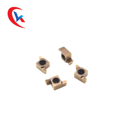 Revestimento PVD 9GR-R 10 pastilhas por pacote Compatível com máquinas CNC Pastilhas de ranhura de metal duro