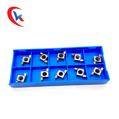 Revestimento PVD 9GR-R 10 pastilhas por pacote Compatível com máquinas CNC Pastilhas de ranhura de metal duro