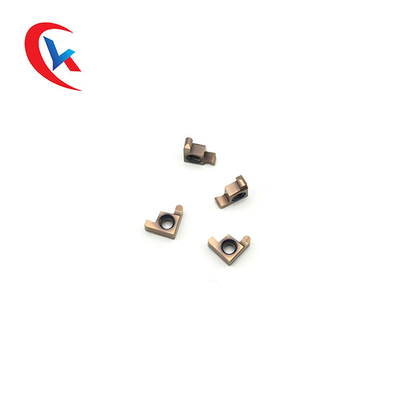 Carboneto Cuboid da forma de GER200-100BR que sulca inserções para máquinas do CNC