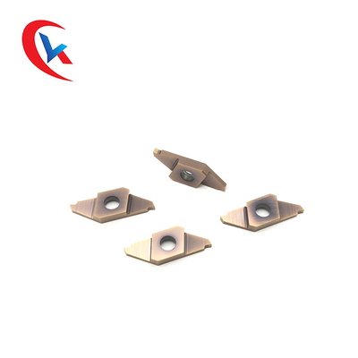 Carboneto de TKF16R200-S que sulca inserções com dureza Gray Color claro de HRA 91,8