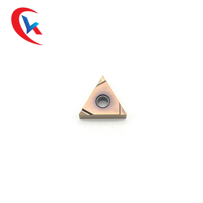 Máquina do cermet da cabeça de TNGG160401 R-S Triangular Lathe Blade que aperta inserções do carboneto de tungstênio da lâmina