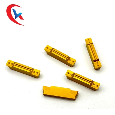 Carboneto de processamento de bronze de aço inoxidável do Workpiece da largura de sulco 5 de MGMN500-M que sulca inserções