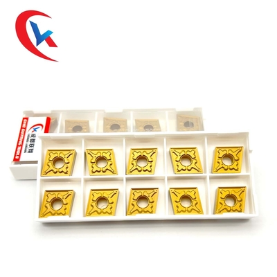 O carboneto de tungstênio de CNMG120404-TM introduz o revestimento químico para as peças de aço