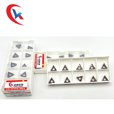Inserções do carboneto de TPGH110302 L-S Pvd Coating Tungsten com ângulo do de ponta 60°
