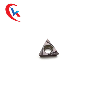 Inserções do carboneto de TPGH110302 L-S Pvd Coating Tungsten com ângulo do de ponta 60°