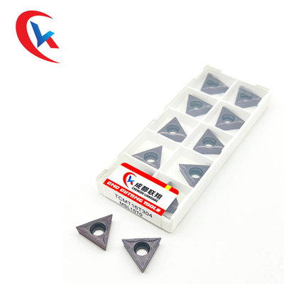 O carboneto de tungstênio da máquina do CNC TCMT16T304 introduz o revestimento de aço inoxidável