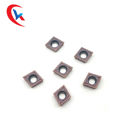 O carboneto de tungstênio CCMT09T304 introduz o revestimento físico de terminação de aço inoxidável