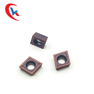 O carboneto de tungstênio CCMT09T304 introduz o revestimento físico de terminação de aço inoxidável