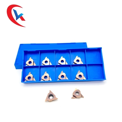 GBA43R100 corte de ponta físico de bronze do revestimento três e entalho do carboneto da ferramenta que sulca inserções