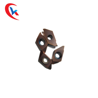 Inserções de gerencio de revestimento de bronze do carboneto de tungstênio da lâmina do carboneto do cortador TTPS60FR4B da linha de HRA 91,8