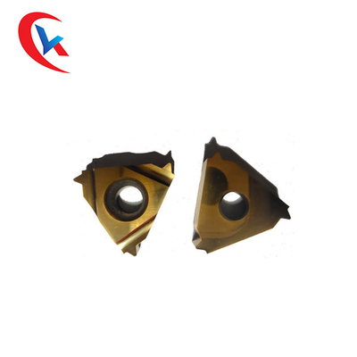 Ferramentas de gerencio do CNC 16NR14BSPT que rosqueiam inserções externos do carboneto de tungstênio da ferramenta de rosqueamento da inserção do carboneto