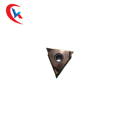 O carboneto de tungstênio triangular do CNC introduz o revestimento com furo cilíndrico