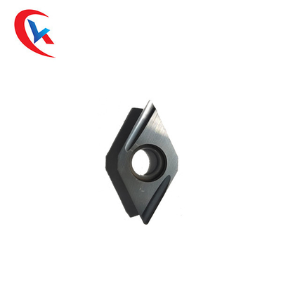 A ferramenta do torno do carboneto da perfuração de Cermeted introduz inserções moventes do carboneto de tungstênio da lâmina do cermet da máquina do revestimento do CVD