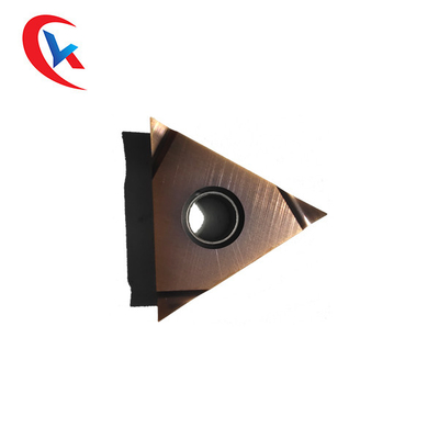 Máquina do cermet da cabeça de TNGG160401 R-S Triangular Lathe Blade que aperta inserções do carboneto de tungstênio da lâmina