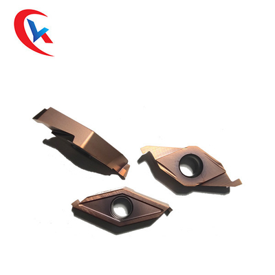 O carboneto de tungstênio da lâmina VB1604R-150 do CNC introduz o entalho do carboneto da ferramenta que sulca inserções