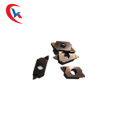 O carboneto de tungstênio introduz as inserções da ferramenta do torno que cortam o CNC do entalhe personalizou o carboneto que sulca inserções