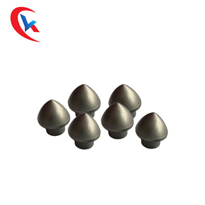 Os bocados de broca do carboneto de tungstênio da liga lustraram as peças do desgaste do carboneto de tungstênio de Grey Color For Tunnel Tooth