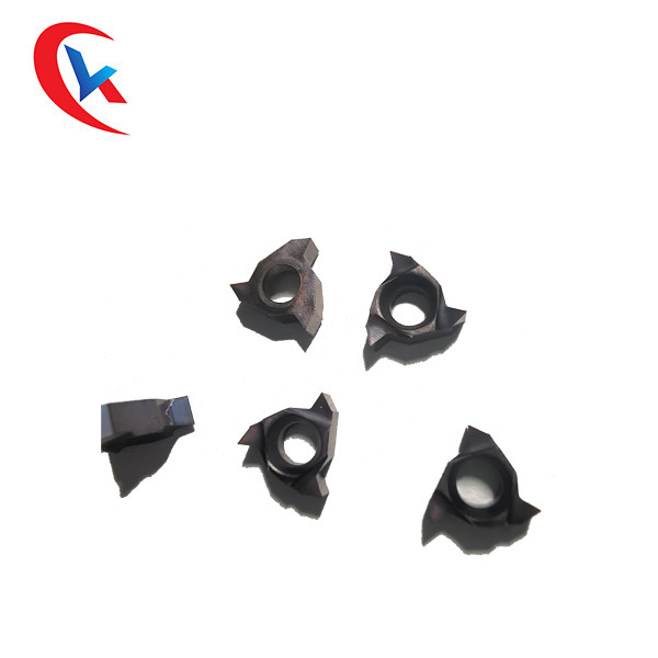 Lâmina 06NRA60 92 HRC do NC da ferramenta de rosqueamento da inserção do carboneto do CNC para o torno do metal