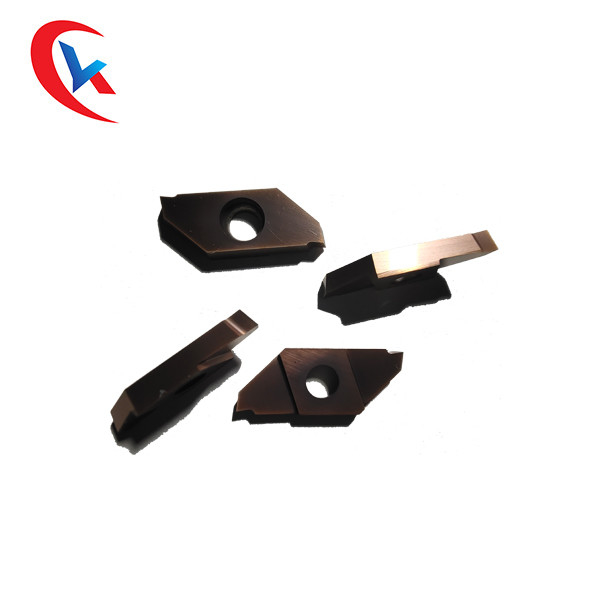 O torno do CNC do carboneto das ferramentas de corte do metal que sulca ferramentas introduz o carboneto do revestimento do PVC de CTPA30FR que sulca inserções