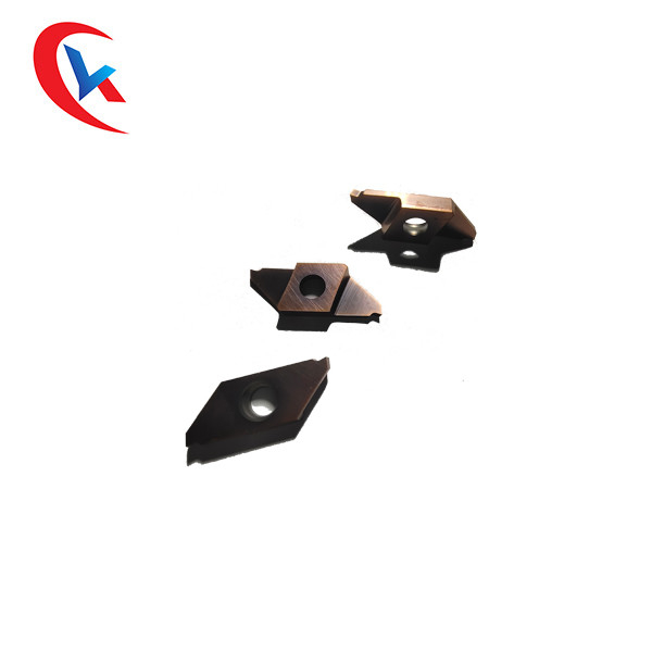 As inserções das ferramentas de corte do CNC do carboneto do ISO e o PVC alto da resistência de desgaste revestiram o carboneto que sulca inserções