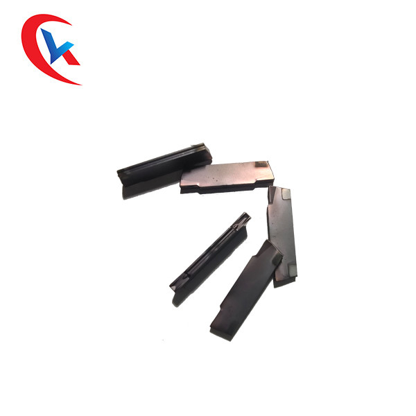 Carboneto revestido de gerencio das inserções das ferramentas 92 HRA MGMN150-T PVD do carboneto de tungstênio do CNC que sulca inserções